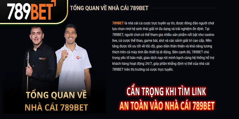 Cẩn trọng khi tìm link an toàn vào nhà cái 789bet